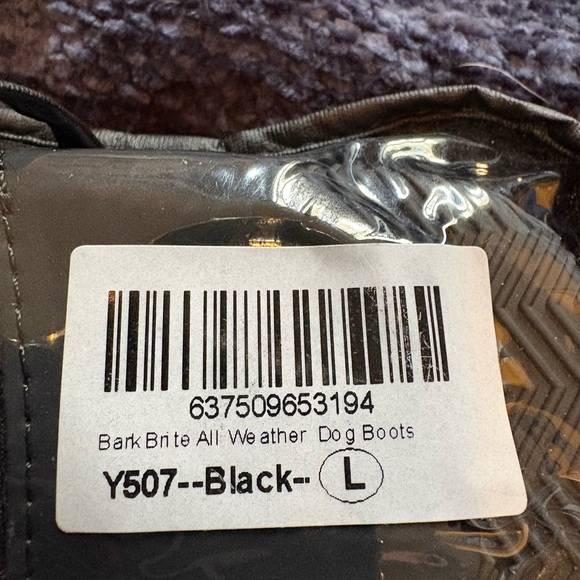 Bark Brite All Weather Reflective Neoprene Waterproof Dog Boots Booties Size L - Picture 5 of 5